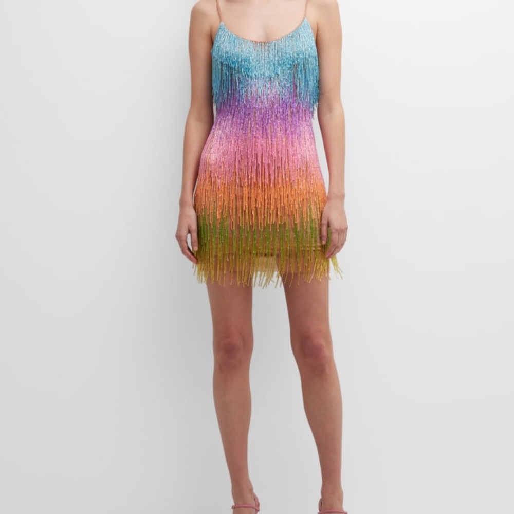 Vibrant Gradient Mini Dress - Picture 2 of 6